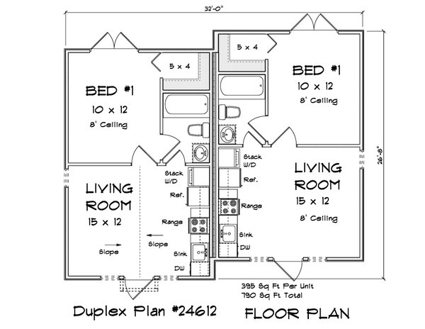 House Blueprint - Cottage Floor Plan - Main Floor Plan #513-2405