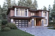 Contemporary Style House Plan - 5 Beds 4.5 Baths 4441 Sq/Ft Plan #1066-21 