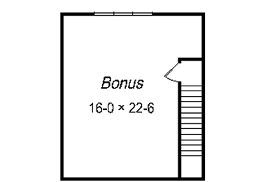 Floor Plan - Other Floor for European House Plan #329-247 - 3 bed, 2 bath