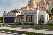 Mediterranean Style House Plan - 4 Beds 3.5 Baths 2987 Sq/Ft Plan #455-566 