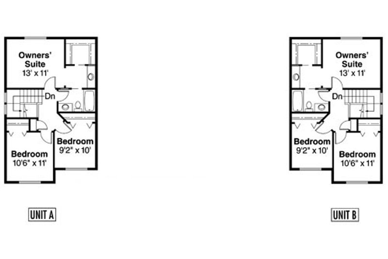 Home Plan - Floor Plan - Upper Floor for Traditional House Plan #124-813 - 6 bed, 3 bath