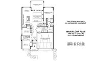 Farmhouse Style House Plan - 3 Beds 2 Baths 1586 Sq/Ft Plan #1100-85 