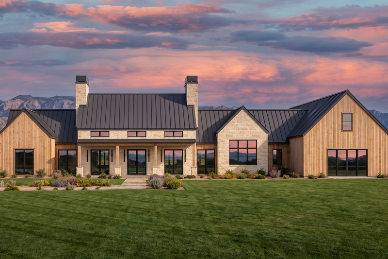 Dream House Plan - Exterior - Front Elevation 2 for Country House Plan #1096-208 - 4 bed, 5.5 bath