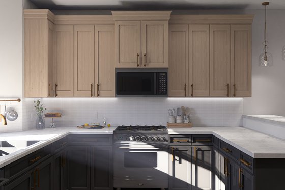 Interior - Kitchen 1 for Traditional House Plan #455-202 - 2 bed, 2 bath