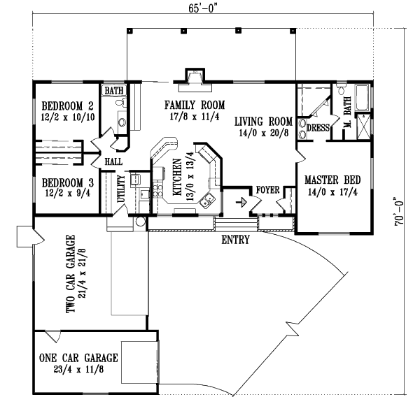 Floor Plan - Main Floor Plan #1-1340