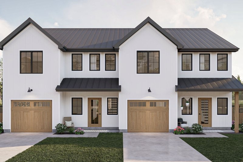 Dream House Plan - Modern Exterior - Front Elevation Plan #455-654