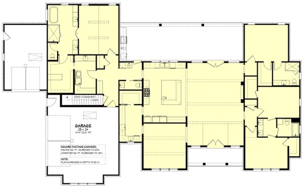 Farmhouse Floor Plan - Other Floor Plan #430-415