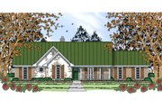 Farmhouse Style House Plan - 3 Beds 2 Baths 1373 Sq/Ft Plan #42-404 
