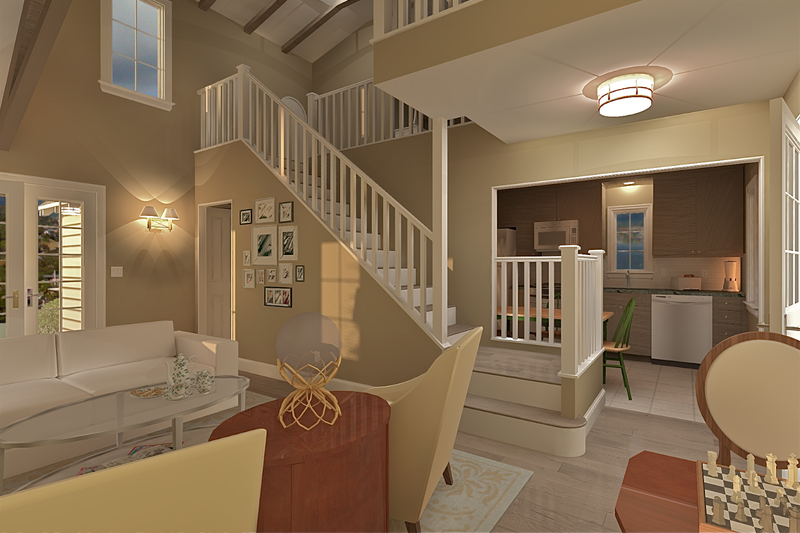 House Design - Photo for Cottage House Plan #489-5 - 1 bed, 1 bath