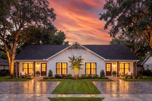 House Blueprint - Exterior - Front Elevation for Farmhouse House Plan #430-435 - 8 bed, 6 bath
