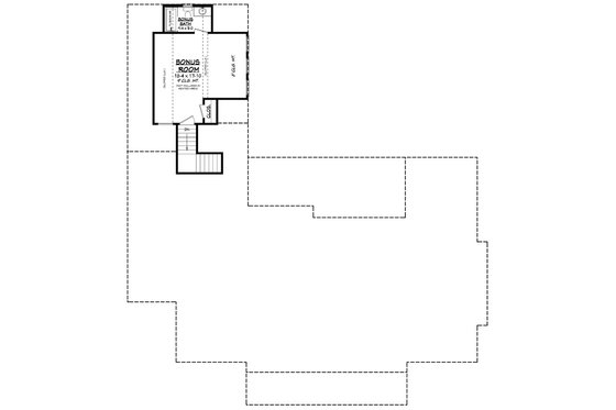 Floor Plan - Other Floor for Southern House Plan #430-216 - 3 bed, 2.5 bath