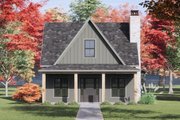 Farmhouse Style House Plan - 3 Beds 2 Baths 1487 Sq/Ft Plan #1096-144 