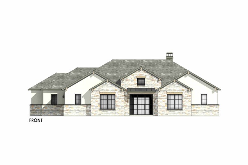 Dream House Plan - Exterior - Front Elevation 6 for Mediterranean House Plan #1096-80 - 4 bed, 3.5 bath