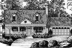 Traditional Exterior - Front Elevation Plan #40-202