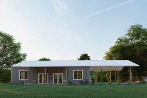 Exterior - Other Elevation 3 for Barndominium House Plan #1107-41 - 2 bed, 2 bath