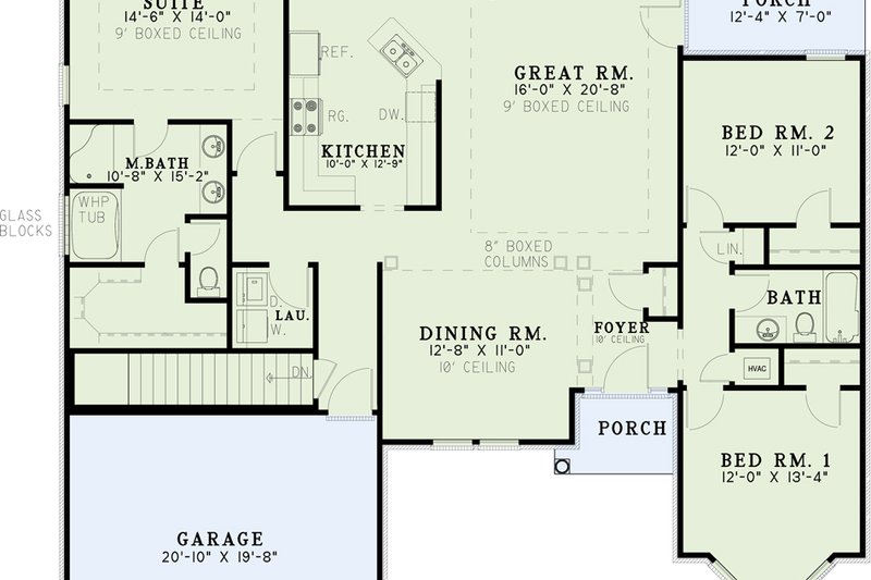 House Plan Design - Exterior - Front Elevation 3 for Traditional House Plan #17-162 - 3 bed, 2 bath