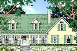 Farmhouse Exterior - Front Elevation Plan #42-327