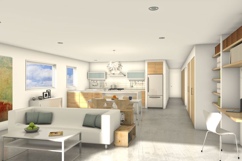 House Design - Interior - Other 2 for Modern House Plan #497-59 - 2 bed, 1 bath