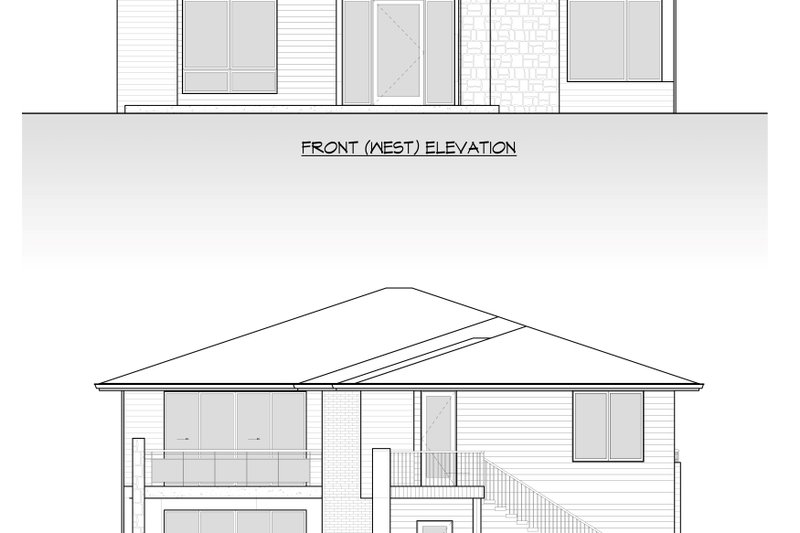 Dream House Plan - Exterior - Other Elevation 1 for Contemporary House Plan #1066-291 - 7 bed, 6.5 bath