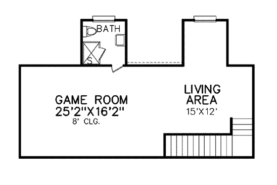 Floor Plan - Other Floor House Plan #65-495 - 3 bed, 3.5 bath
