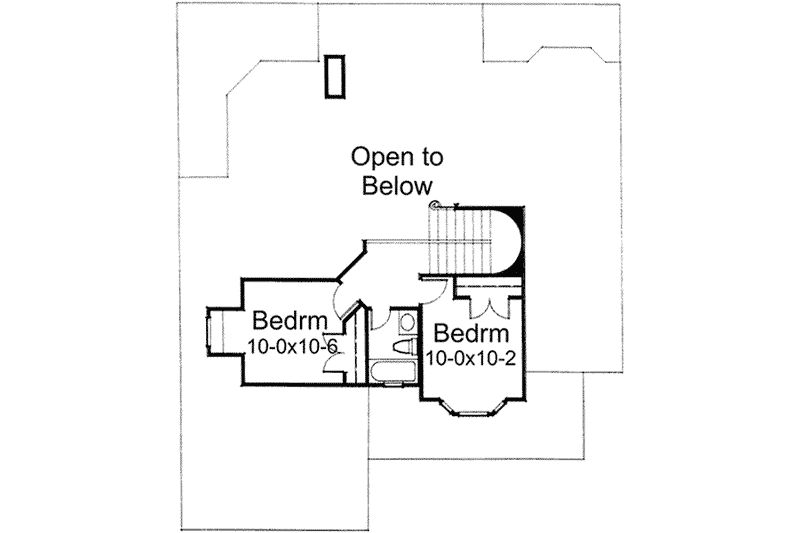 Home Plan - Floor Plan - Upper Floor for Traditional House Plan #120-153 - 3 bed, 3 bath