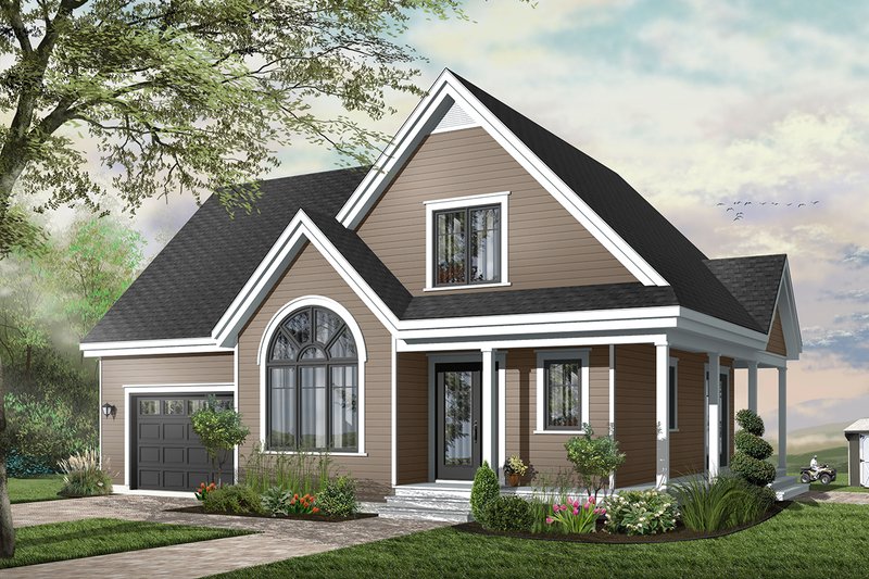 Home Plan - Country Exterior - Front Elevation Plan #23-626