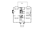 European Style House Plan - 3 Beds 3.5 Baths 2627 Sq/Ft Plan #72-393 