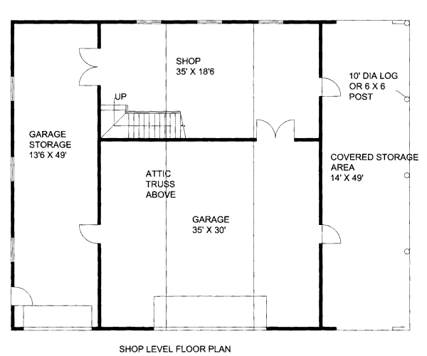 Country Floor Plan - Main Floor Plan #117-801