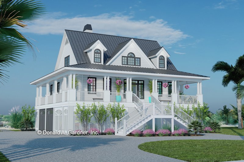 Country Style House Plan - 3 Beds 2.5 Baths 1849 Sq/Ft Plan #929-752