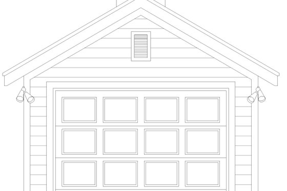 Exterior - Front Elevation 3 for Traditional House Plan #932-517, 0 bath