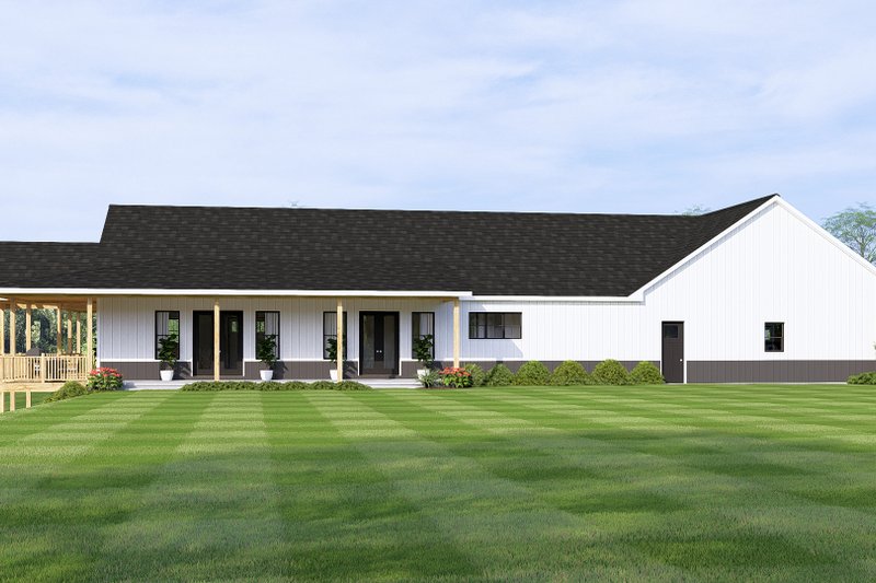 Home Plan - Exterior - Rear Elevation for Barndominium House Plan #1064-473 - 3 bed, 3.5 bath