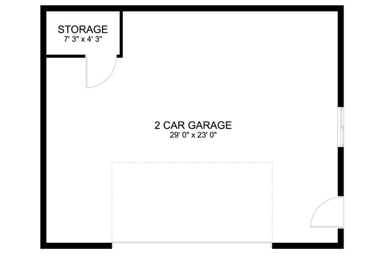 Architectural House Design - Floor Plan - Main Floor for Traditional House Plan #1060-91, 0 bath