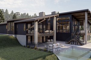 Exterior - Other Elevation for Modern House Plan #455-292 - 1 bed, 1.5 bath