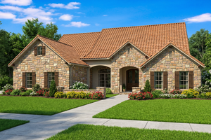 Mediterranean Exterior - Front Elevation Plan #17-2926