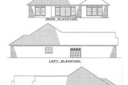 European Style House Plan - 3 Beds 2 Baths 1472 Sq/Ft Plan #17-193 