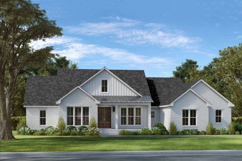 Dream House Plan - Exterior - Front Elevation 5 for Farmhouse House Plan #430-365 - 4 bed, 2.5 bath
