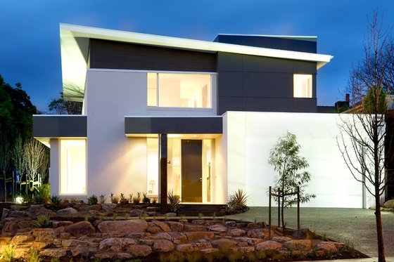 Modern style Home, front elevation