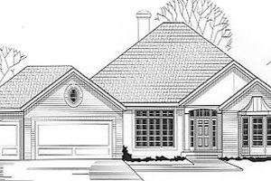 Traditional Exterior - Front Elevation Plan #67-376