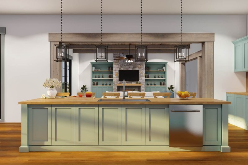 Dream House Plan - Interior - Kitchen 3 for Country House Plan #923-42 - 5 bed, 5.5 bath