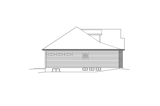 Exterior - Other Elevation House Plan #57-604 - 3 bed, 2.5 bath