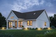 Cottage Style House Plan - 3 Beds 2 Baths 1487 Sq/Ft Plan #48-1173 