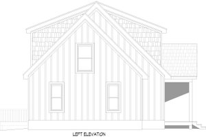 Exterior - Other Elevation for Country House Plan #932-1096 - 3 bed, 2.5 bath