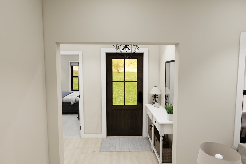 House Design - Interior - Entry for Farmhouse House Plan #51-1389 - 3 bed, 2.5 bath