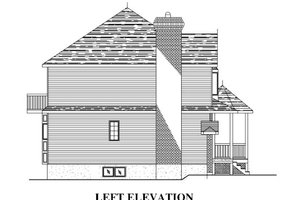 Exterior - Other Elevation 1 for Victorian House Plan #138-354 - 2 bed, 1.5 bath