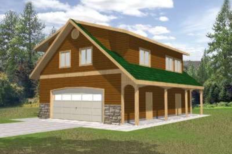 Home Plan - Country Exterior - Front Elevation Plan #117-479