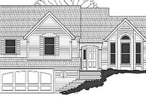 Traditional Exterior - Front Elevation Plan #67-663