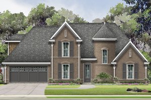 Traditional Exterior - Front Elevation Plan #424-414