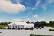 Barndominium Style House Plan - 3 Beds 3 Baths 2165 Sq/Ft Plan #1107-11 